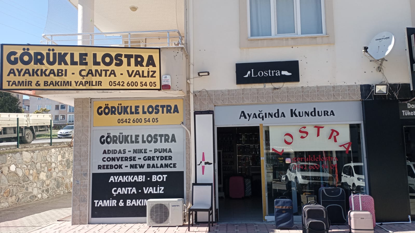 görükle lostra ayakkabı tamiri boya